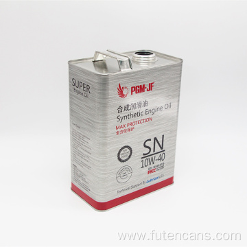 4L F-style Engine Oil Tin Can